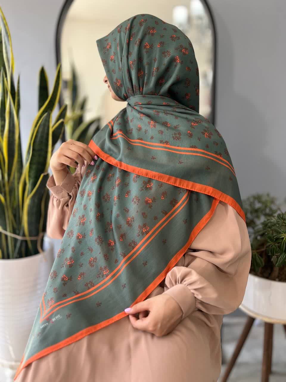 روسری سوپرنخ گل ریز