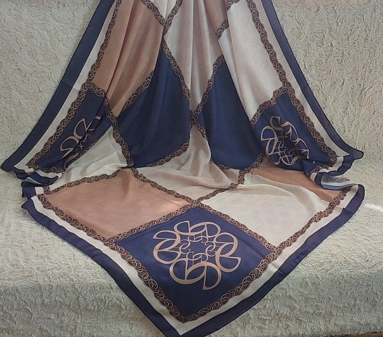 روسری نخ سیااسکارف زنانه قواره ۱۴۰(مجموعه اقتصادی)