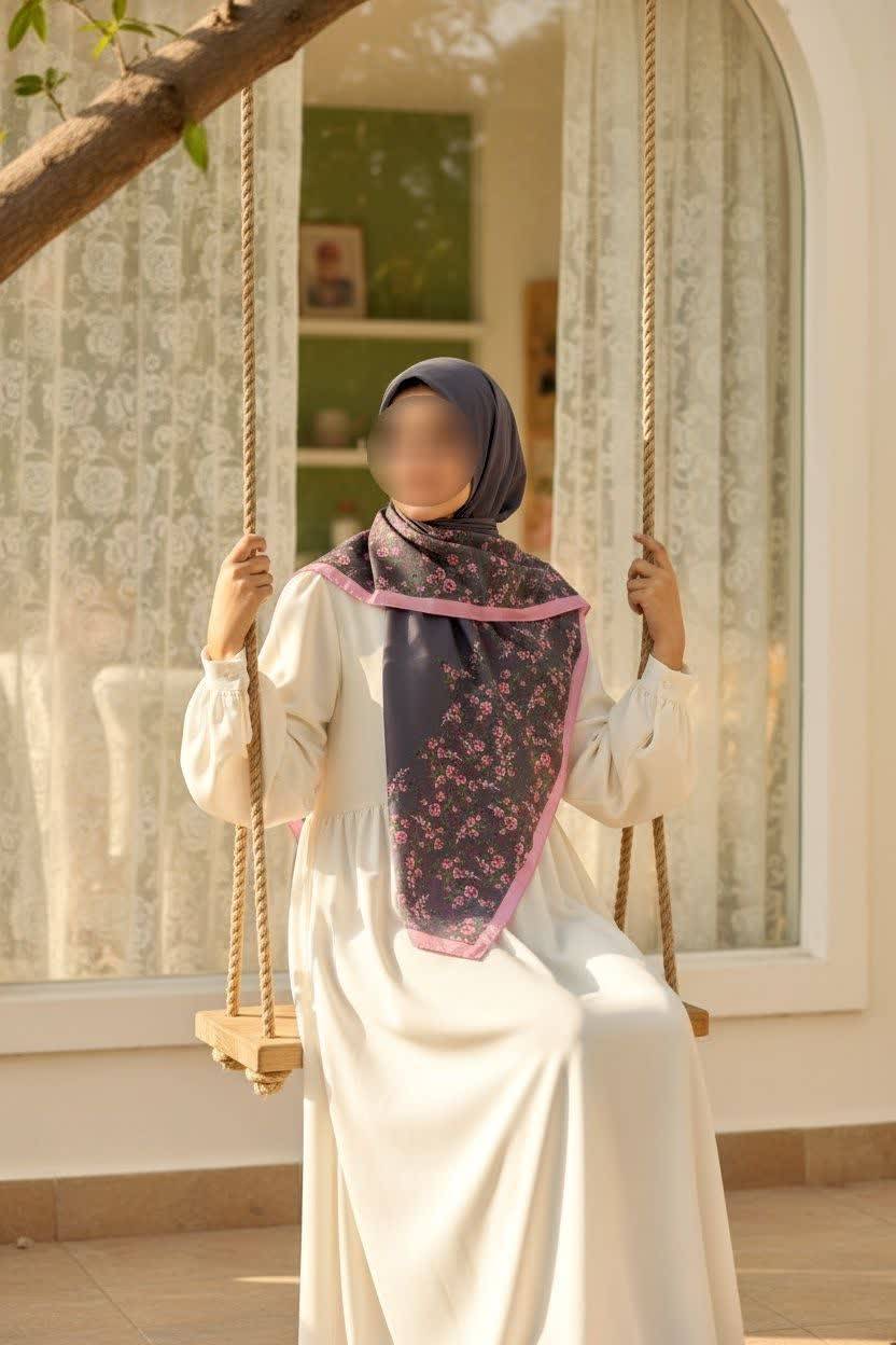 روسری سوپرنخ دور حاشیه