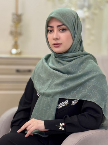 روسری وال سوپرنخ طرح گوچی قواره ۱۴۰