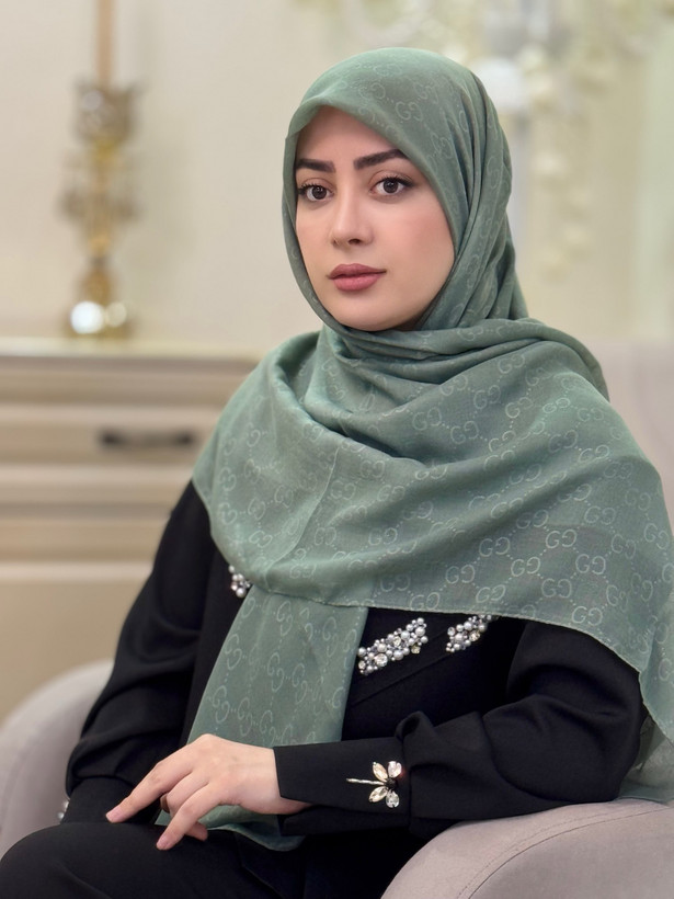 روسری وال سوپرنخ طرح گوچی قواره ۱۴۰