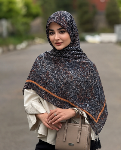 روسری سوپرنخ پلنگی زنانه