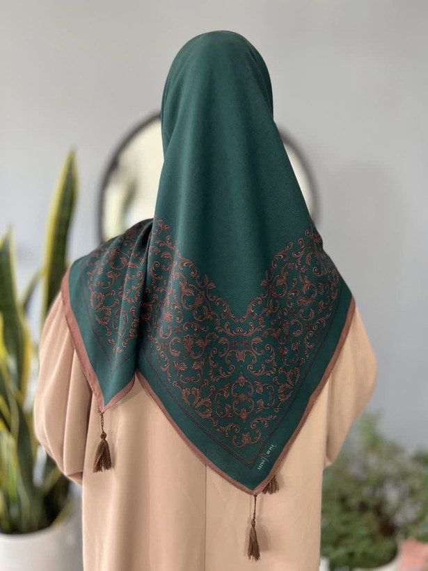 روسری سوپرنخ زنانه میس رز قواره ۱۴۰(مجموعه اقتصادی)