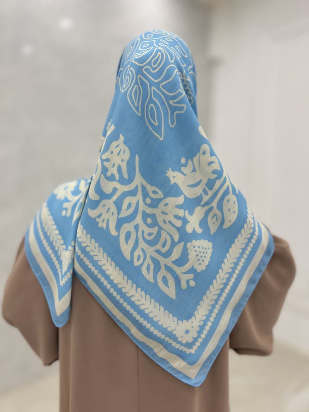 روسری سوپرنخ زنانه میس رز قواره ۱۲۰